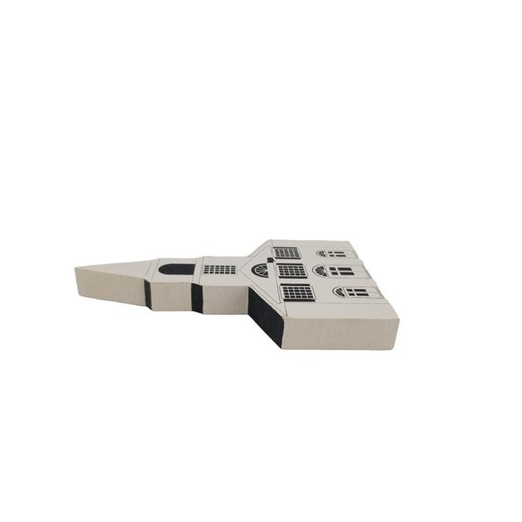 Cat's Meow Village Rhode Island Cat's Meow Chepachet Union Church Signed Faline - Picture 6 of 8